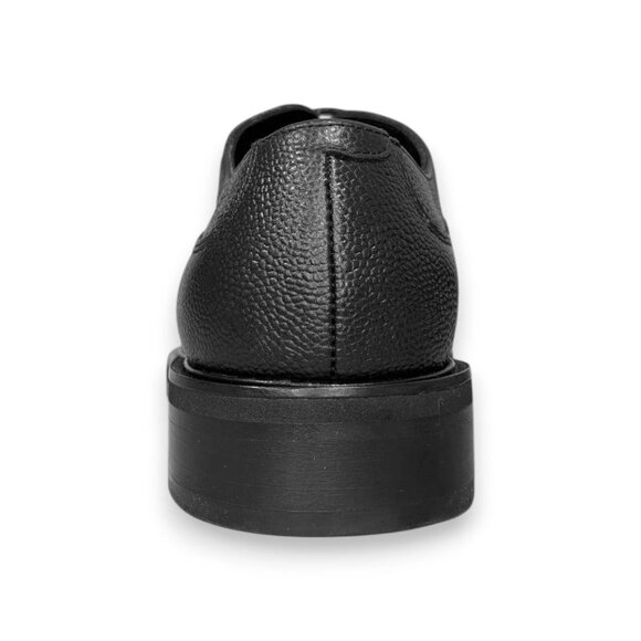 BOSS Larry Leather Derby Shoes Black Calfskin US 10.5 MSRP $270 - Picture 3 of 4